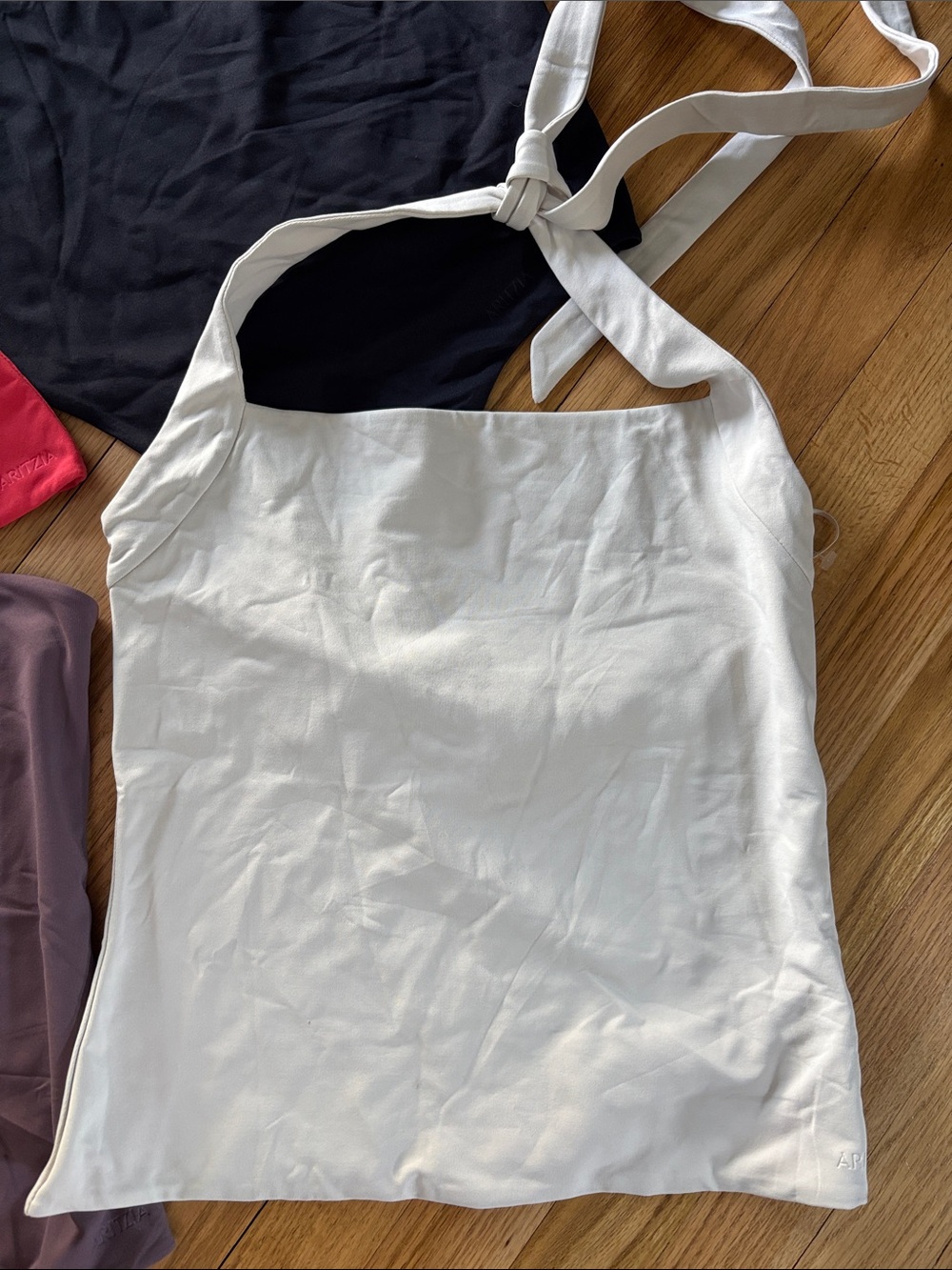 Aritzia NWOT Clean Girl Neutral Aesthetic Black, White, Taupe Tops & Bodysuit - Picture 3 of 8